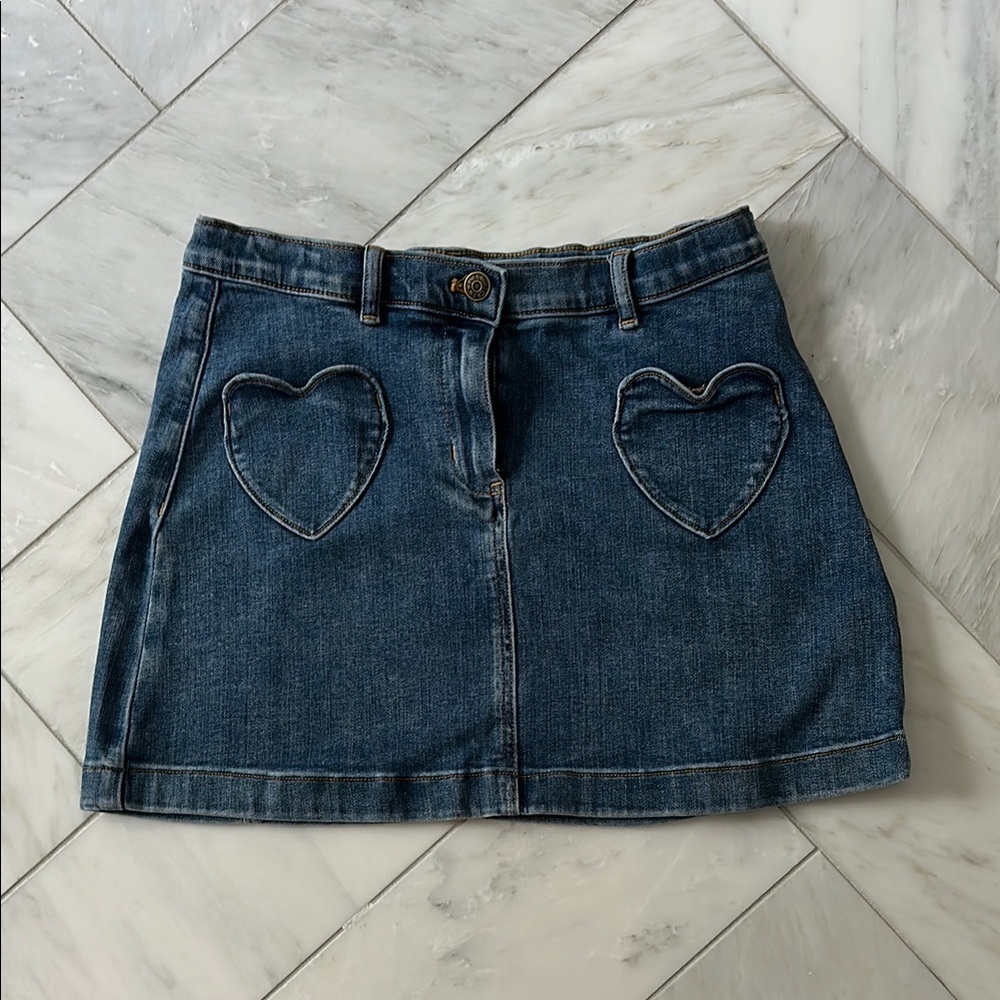 Girls Crewcuts Blue A-Line Mini Skirt Casual Size 12